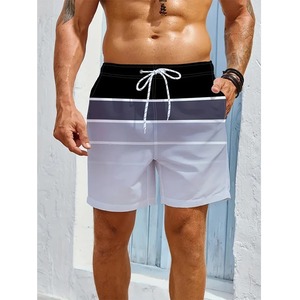 Pantalones Cortos de Secado Rápido para Hombre, Pantalones Cortos Deportivos 2 en 1 para Entrenamiento Físico, Gimnasio, Bolsillo Incorporado, Dos Pisos, Fondo de Playa, Verano - Product Image 2