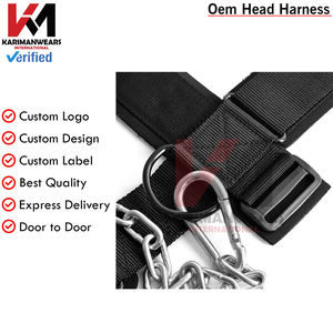 Arnés de Cuello para Levantamiento de Pesas, Entrenador de Fuerza Acolchado, Mejora la Fuerza del Cuello, Reduce el Dolor de Cuello, Rendimiento, Cuerda Resistente de 40 Pulgadas - Product Image 6