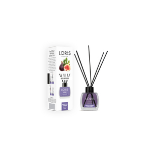 Winter Fig & Cashmere <b>Reed</b> <b>Diffuser</b> 120 ML Long Lasting Fragrance Glass & <b>Oil</b> <b>Diffuser</b> Cylinder Flower Shape Gift Box Packaging - Product Image 3
