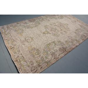 Turkish Vintage Rug 5.9x9.7 ft (179x297 cm), <b>Brown</b> <b>Wool</b> Rug - Product Image 2