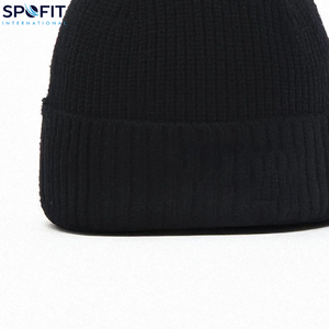 Bonnet en tricot 100% coton doux et chaud unisexe pour l'automne et l'hiver, couleur unie, respirant, imperméable, jacquard, pour les voyages et la plage, 2025-2026 - Product Image 5