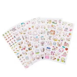 High-quality OEM Custom Kiss Cut PET <b>Sticker</b> <b>Sheets</b> | Waterproof Removable Adhesive Decals 100pcs Glossy Finish Pet <b>Sticker</b> - Product Image 1