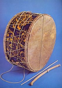 เครื่องดนตรีกลองแบบพกพาน้ำหนักเบามีด้ามจับที่ง่ายเหมาะสำหรับครูดนตรีและนักแสดงข้างถนน - Product Image 3