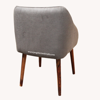 Chaises longues relaxantes au design moderne, structure en bois, rembourrage en tissu, canapé, chaise, meubles de salon Inde