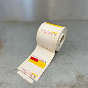Rouleaux d'étiquettes personnalisées pour pharmacie - Design Marah 3x8,25" & 3,75x8,25" 200 rouleaux par paquet - Product Image 6