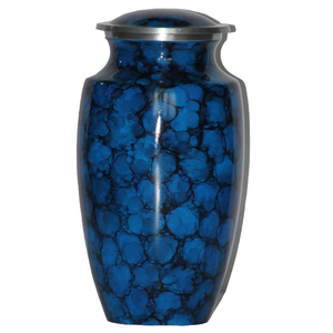 Urnas de cremación para adultos de aluminio de alta calidad con acabado de mármol rojo para cenizas humanas Suministro funerario de metal - Product Image 4