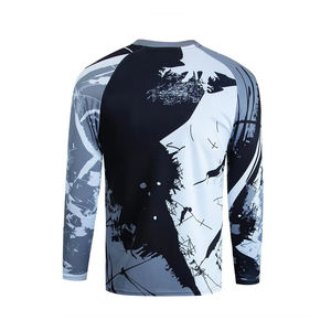 เสื้อแข่งโพลีเอสเตอร์แขนยาวกันลมระบายอากาศพิมพ์ลายรถจักรยานยนต์โมโตครอสสินค้าใหม่100% ออกแบบได้ตามต้องการ - Product Image 2