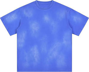 เสื้อยืดโอเวอร์ไซส์สไตล์วินเทจ คอกลม ผ้าโพลีเอสเตอร์/คอตตอนเนื้อหนา สีซีดแบบซันเฟด สำหรับผู้ชายและผู้หญิง ใส่หน้าร้อน - Product Image 5