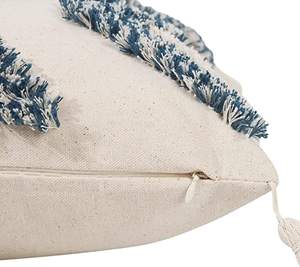 MORE Boho Decorative <b>Throw</b> <b>Pillow</b> Cover, Woven Tufted <b>Pillow</b> Cover with Tassels Diamond Pattern <b>Pillow</b> Covers - Product Image 4