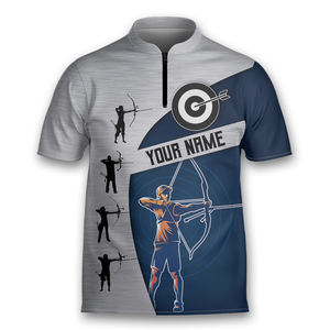 Camiseta Polo reversible resistente al agua de secado rápido para mujer con nombre de equipo personalizado, camiseta de fútbol deportiva a la moda para tiro con arco - Product Image 4