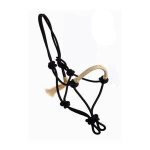 Logo personnalisé corde en nylon licou cheval tack nez bande tressée par cuir brut RH00111/112/1113/114/115/116 corde de plomb - Product Image 1