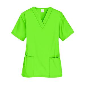 Vente en gros de blouses d'hôpital à manches courtes avec logo personnalisé blouses d'infirmière respirantes et lavables avec logo personnalisé pour les médecins - Product Image 6