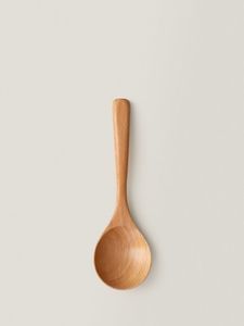 Cuillère en bois artisanale de qualité supérieure avec manche long, ustensile de cuisine pour la cuisson, le service de riz, de soupe, de salade, le mélange, design durable - Product Image 4