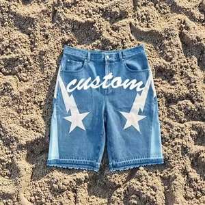 Pantalones cortos de algodón bordados para hombre, ropa de moda transpirable con estilo de verano, ropa de calle informal, diseñador de moda, cómodos para hombre - Product Image 2