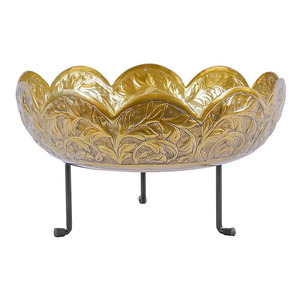 Conception complexe Lotus Le Divin Urli Diya Flamme De Tranquillité Lotus Design Urli - Product Image 2