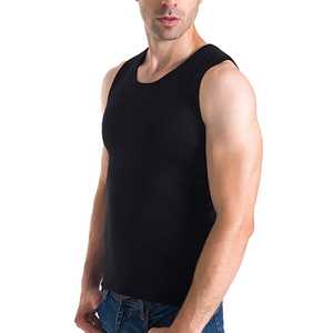 Superior Quality Men's Solid Color High Stretchable Tank Tops Quick Dry <b>Bodybuilding</b> Muscle Fitted Singlets <b>Vests</b> For Male - Product Image 3
