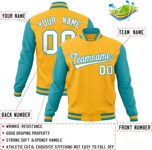 Chaqueta universitaria de cuero puro para hombre con bordado personalizado, cuello alto fino, estilo mandarín informal de invierno, asequible - Product Image 3