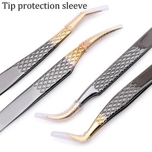 พิมพ์โลโก้ปลายเส้นใยขนตาแหนบองศานาโนจับแหนบที่กําหนดเองฉลากส่วนตัวแหนบต่อขนตา - Product Image 6