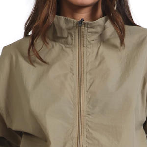 Ensemble short et coupe-vent personnalisable pour femmes Streetwear Ensemble short et veste coupe-vent pour femmes Zip frontal 2 pièces 2026 - Product Image 4