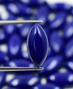 8X16ธรรมชาติ Lapis Lazuli Marquise Blue cabochons ทั้งสองด้านขัดหลังแบน Lapis Lazuli อัญมณีหลวม - Product Image 3