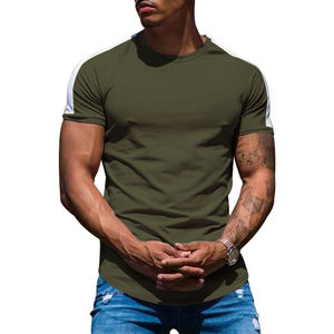 Camisetas de verano con cuello redondo de diseño personalizado de poliéster y algodón transpirable Camisetas de manga corta de estilo callejero para hombre personalizables OEM - Product Image 6
