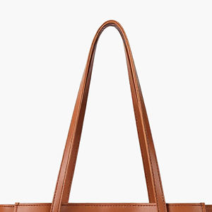 Sac à main bandoulière pour femme en cuir PU avec fermeture éclair, imperméable et design personnalisable - Product Image 3