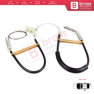 Kit de Reparación de Elevalunas Eléctrico Trasero Izquierdo BWR5328 para S40 V40 MK1 644 645 1995-2004 4/5 Puertas 30623452 - Product Image 4