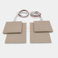 Chauffe-plateau personnalisé en AlN avec capteur thermocouple de type K intégré