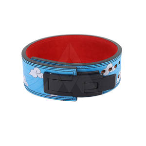 Best Selling Unisex Cowhide Leather <b>Lever</b> <b>Belt</b> High Quality <b>Weightlifting</b> Anime Fitness Gear New Design for Workout - Product Image 3