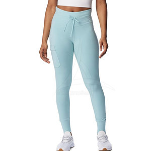 Leggings de yoga professionnels pour femmes, haute qualité, taille élastique, uni, léger, respirant, longueur intégrale, personnalisable, fitness - Product Image 1