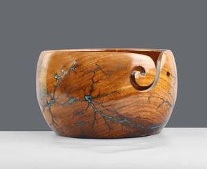Premium Handcrafted <b>Wood</b> Yarn Storage Bowl for Knitters Handcrafted Eco-Friendly Yarn Storage Wooden Bowl From India - Product Image 6