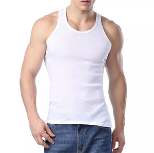 Camiseta sin mangas de algodón sin mangas personalizada para hombre, chaleco de entrenamiento para hombre, camisetas sin mangas para gimnasio, ropa deportiva, chaleco - Product Image 6