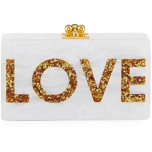 Directo de fábrica al por mayor marca SCI nueva resina epoxi mujeres embrague bolso de noche gran espacio resina brillo da aspecto real para la fiesta - Product Image 2