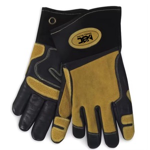 Guantes de soldadura OEM Tig de alta calidad Precio barato Cuero de alta calidad Antideslizante a prueba de fuego - Product Image 1