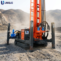 Foreuse de puits d'eau portable haute efficacité 260m 280m, machine de forage de puits profond, vente directe usine