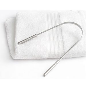 أداة تنظيف اللسان على شكل حرف U من الفولاذ المقاوم للصدأ 304 لإزالة رائحة الفم الكريهة والعناية بالفم - Product Image 6