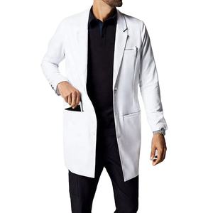 OEM Meilleure vente d'uniforme de médecin professionnel de la santé à manches longues personnalisé unisexe avec couleur personnalisée Lab Coa - Product Image 2