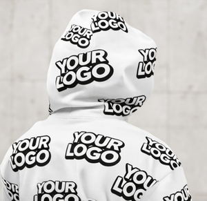 เสื้อฮู้ดพิมพ์ลายทั้งตัว ผู้ชาย ทรงโอเวอร์ไซส์ ผ้าฟลีซสองชั้น แจ็คเก็ตสั่งทำพิเศษ AOP OEM แบรนด์ส่วนตัว สตรีทแวร์ ดีไซน์มีซับใน สำหรับฤดูหนาว - Product Image 4