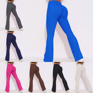 Mallas de Yoga de nailon Spandex de cintura alta, pantalones de Fitness sin costuras de calidad Premium, ropa de gimnasio elástica, mallas de entrenamiento transpirables - Product Image 2