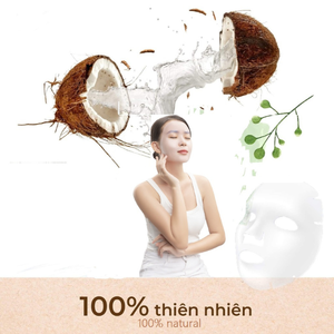 Mascarilla facial de coco de grado de exportación natural totalmente de agua de coco Vietnam - Product Image 2