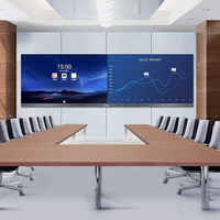 Écran LED tout-en-un Cob, écran LED mobile, pliable, levage automatique, écran LED de conférence, intérieur, pour réunion