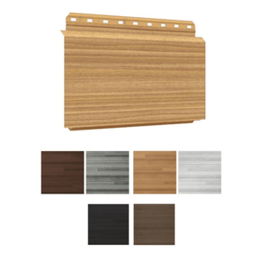 Miễn phí Mẫu 10/12feet gỗ hạt nhôm và kim loại siding bên ngoài bức tường cài đặt - Product Image 5