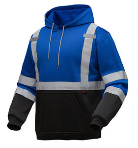 Sudadera con Capucha de Alta Visibilidad para Hombre, Reflectante, con Capucha, Ropa de Seguridad de Alta Visibilidad, Sudaderas con Capucha de Alta Visibilidad en Venta - Product Image 3