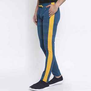 Pantalon en toile décontracté pour homme avec logo personnalisé imprimé, taille élastique, durable et de haute qualité - Product Image 2