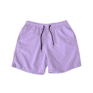 Pantalones cortos deportivos de calidad Logotipo personalizado Tallas grandes High Street Cómodo Cordón Transpirable Lona Sólido 100% Poliéster Anti-Uv - Product Image 6