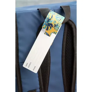 Étiquette de bagage personnalisée Luton, porte-clés et mousquetons promotionnels personnalisables - Product Image 2