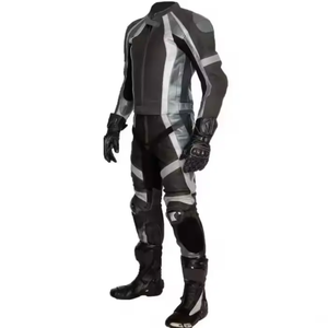 Traje de Cuero Personalizable para Motociclismo de Carreras con Diseño Impreso Resistente al Viento, Ajuste Cómodo de Alta Calidad - Product Image 1