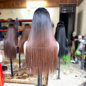 วิกผมดิบสีออมเบรสีน้ำตาลแบบ100% จากเวียดนาม - Product Image 1