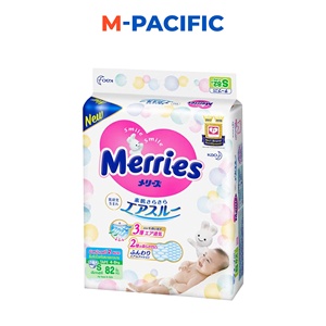 Offre Spéciale Merries Diaper Japan Collection Premium Couches en Coton Respirantes Séchage Rapide Canal Anti-Fuites 3D Taille Nouveau-né - Product Image 5