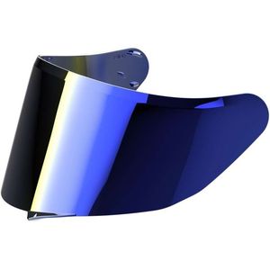 Airoh Connor/Spark 2 Mirrored Blue Sun Visor-Wind & Bug Deflector - Product Image 1